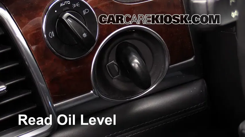 2010 Porsche Panamera 4S 4.8L V8 Oil Check Oil Level